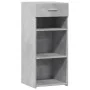 Aparador de madera de ingeniería gris hormigón 40x42,5x93 cm de , Aparadores - Ref: Foro24-846316, Precio: 60,14 €, Descuento: %