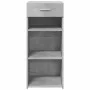 Aparador de madera de ingeniería gris hormigón 40x42,5x93 cm de , Aparadores - Ref: Foro24-846316, Precio: 60,14 €, Descuento: %