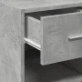 Aparador de madera de ingeniería gris hormigón 40x42,5x93 cm de , Aparadores - Ref: Foro24-846316, Precio: 60,14 €, Descuento: %