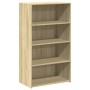 Aparador alto madera de ingeniería roble Sonoma 70x41x124 cm de , Aparadores - Ref: Foro24-846406, Precio: 84,35 €, Descuento: %