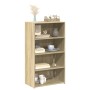 Aparador alto madera de ingeniería roble Sonoma 70x41x124 cm de , Aparadores - Ref: Foro24-846406, Precio: 84,35 €, Descuento: %