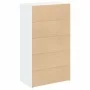 Aparador alto madera de ingeniería blanco 70x41x124 cm de , Aparadores - Ref: Foro24-846404, Precio: 73,63 €, Descuento: %