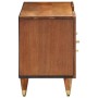 Mueble de TV madera maciza de mango 105x33x46 cm de , Almacenamiento para CD y DVD - Ref: Foro24-358298, Precio: 129,69 €, De...