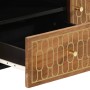 Mueble de TV madera maciza de mango 105x33x46 cm de , Almacenamiento para CD y DVD - Ref: Foro24-358298, Precio: 129,69 €, De...