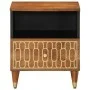 Mesitas de noche 2 uds madera maciza de mango 40x33x46 cm de , Mesitas de noche - Ref: Foro24-358291, Precio: 93,10 €, Descue...
