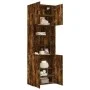 Aparador alto madera de ingeniería roble ahumado 80x42,5x249 cm de , Aparadores - Ref: Foro24-3281361, Precio: 246,37 €, Desc...