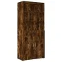 Aparador alto madera de ingeniería roble ahumado 80x42,5x249 cm de , Aparadores - Ref: Foro24-3281361, Precio: 246,37 €, Desc...