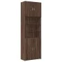 Aparador alto madera de ingeniería marrón roble 80x42,5x249 cm de , Aparadores - Ref: Foro24-3281363, Precio: 249,49 €, Descu...
