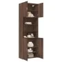 Aparador alto madera de ingeniería marrón roble 80x42,5x249 cm de , Aparadores - Ref: Foro24-3281363, Precio: 249,49 €, Descu...