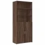 Aparador alto madera de ingeniería marrón roble 80x42,5x249 cm de , Aparadores - Ref: Foro24-3281363, Precio: 249,49 €, Descu...