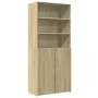 Ingenieurholz-Sideboard Eiche Sonoma 80x42,5x185 cm von , Sideboards - Ref: Foro24-3281380, Preis: 178,15 €, Rabatt: %