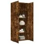 Aparador de madera de ingeniería roble ahumado 80x42,5x185 cm de , Aparadores - Ref: Foro24-3281438, Precio: 198,83 €, Descue...