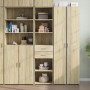 Aparador de madera de ingeniería roble Sonoma 45x42,5x185 cm de , Aparadores - Ref: Foro24-3281450, Precio: 127,35 €, Descuen...