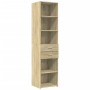 Aparador de madera de ingeniería roble Sonoma 45x42,5x185 cm de , Aparadores - Ref: Foro24-3281450, Precio: 127,35 €, Descuen...