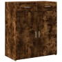 Aparador de madera de ingeniería roble ahumado 80x42,5x93 cm de , Aparadores - Ref: Foro24-3281473, Precio: 134,39 €, Descuen...