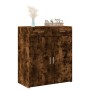 Aparador de madera de ingeniería roble ahumado 80x42,5x93 cm de , Aparadores - Ref: Foro24-3281473, Precio: 134,39 €, Descuen...
