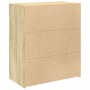 Aparador de madera de ingeniería roble Sonoma 80x42,5x93 cm de , Aparadores - Ref: Foro24-3281478, Precio: 95,41 €, Descuento: %