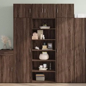 Tall brown oak plywood sideboard 70x41x185 cm by , Sideboards - Ref: Foro24-3281693, Price: 117,07 €, Discount: %
