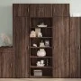 Aparador alto madera contrachapada marrón roble 70x41x185 cm de , Aparadores - Ref: Foro24-3281693, Precio: 117,07 €, Descuen...
