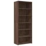 Aparador alto madera contrachapada marrón roble 70x41x185 cm de , Aparadores - Ref: Foro24-3281693, Precio: 117,07 €, Descuen...
