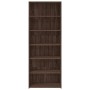 Aparador alto madera contrachapada marrón roble 70x41x185 cm de , Aparadores - Ref: Foro24-3281693, Precio: 118,47 €, Descuen...