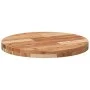 Tablero de mesa redondo madera maciza de acacia Ø50x4 cm de , Tableros para mesas - Ref: Foro24-4008701, Precio: 50,63 €, Des...