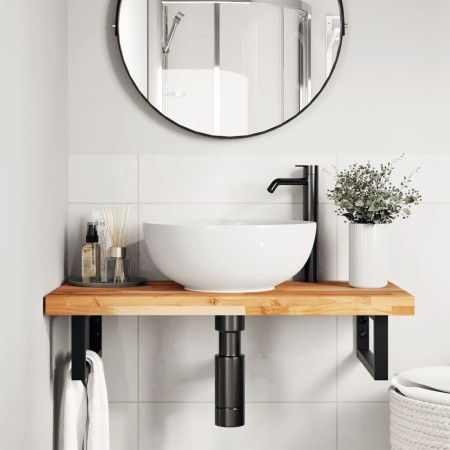 Tablero de mesa rectangular madera maciza acacia 80x40x4 cm de , Tableros para mesas - Ref: Foro24-4008847, Precio: 71,18 €, ...