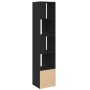 Estantería de madera de ingeniería negra 40x36x189 cm de , Librerías y estanterías - Ref: Foro24-848242, Precio: 81,48 €, Des...