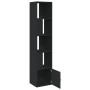 Estantería de madera de ingeniería negra 40x36x189 cm de , Librerías y estanterías - Ref: Foro24-848242, Precio: 81,48 €, Des...