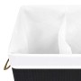 Cesto de la ropa sucia de bambú 2 secciones negro 72 l de vidaXL, Cestas para ropa - Ref: Foro24-320745, Precio: 29,38 €, Des...