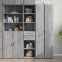 Aparador de madera de ingeniería gris Sonoma 40x42,5x185 cm de , Aparadores - Ref: Foro24-3281446, Precio: 131,87 €, Descuent...