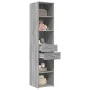 Aparador de madera de ingeniería gris Sonoma 40x42,5x185 cm de , Aparadores - Ref: Foro24-3281446, Precio: 131,87 €, Descuent...