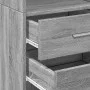Aparador de madera de ingeniería gris Sonoma 40x42,5x185 cm de , Aparadores - Ref: Foro24-3281446, Precio: 131,87 €, Descuent...