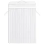 Cesta para la ropa sucia de bambú de una sección blanca de vidaXL, Cestas para ropa - Ref: Foro24-320751, Precio: 35,40 €, De...