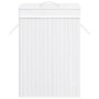 Cesta para la ropa sucia de bambú de una sección blanca de vidaXL, Cestas para ropa - Ref: Foro24-320751, Precio: 32,07 €, De...