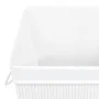 Cesta para la ropa sucia de bambú de una sección blanca de vidaXL, Cestas para ropa - Ref: Foro24-320751, Precio: 35,40 €, De...