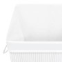 Cesta para la ropa sucia de bambú de una sección blanca de vidaXL, Cestas para ropa - Ref: Foro24-320751, Precio: 32,07 €, De...