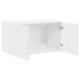 Armario de pared madera de ingeniería blanco 70x42,5x40 cm de , Aparadores - Ref: Foro24-846117, Precio: 80,56 €, Descuento: %