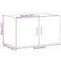 Armario de pared madera de ingeniería blanco 70x42,5x40 cm de , Aparadores - Ref: Foro24-846117, Precio: 80,56 €, Descuento: %