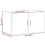 Wandschrank aus weißem Ingenieurholz 70x42,5x40 cm von , Sideboards - Ref: Foro24-846117, Preis: 78,54 €, Rabatt: %