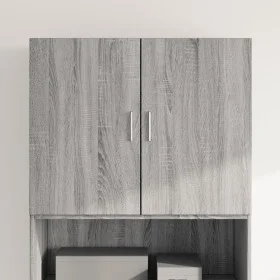Engineered wood Sonoma gray wall cabinet 80x42.5x64 cm by , Sideboards - Ref: Foro24-846136, Price: 71,86 €, Discount: %
