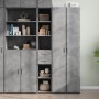 Aparador de madera de ingeniería gris hormigón 30x42,5x185 cm de , Aparadores - Ref: Foro24-846239, Precio: 93,62 €, Descuent...