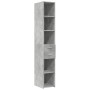 Aparador de madera de ingeniería gris hormigón 30x42,5x185 cm de , Aparadores - Ref: Foro24-846239, Precio: 93,62 €, Descuent...