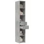 Aparador de madera de ingeniería gris hormigón 30x42,5x185 cm de , Aparadores - Ref: Foro24-846239, Precio: 92,32 €, Descuent...
