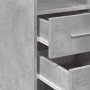 Aparador de madera de ingeniería gris hormigón 30x42,5x185 cm de , Aparadores - Ref: Foro24-846239, Precio: 93,62 €, Descuent...