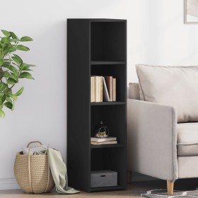 Aparador alto madera de ingeniería negro 30x41x124 cm de , Aparadores - Ref: Foro24-846377, Precio: 59,13 €, Descuento: %