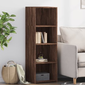 Aparador alto madera de ingeniería marrón roble 40x41x124 cm de , Aparadores - Ref: Foro24-846389, Precio: 66,91 €, Descuento: %
