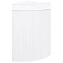 Cesto para la ropa sucia de esquina bambú blanco 60 L de vidaXL, Cestas para ropa - Ref: Foro24-320763, Precio: 51,65 €, Desc...