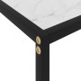 Mesa de consola blanco vidrio templado 100x35x75 cm en Mesas auxiliares | Comprar online en Foru.es