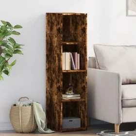 Aparador alto madera de ingeniería roble ahumado 30x41x124 cm de , Aparadores - Ref: Foro24-846380, Precio: 52,09 €, Descuent...